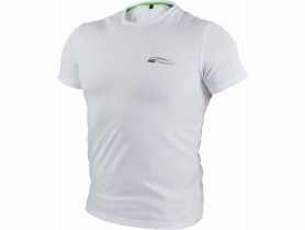 T-shirt męski biały lucky m M performance s-78617 STALCO