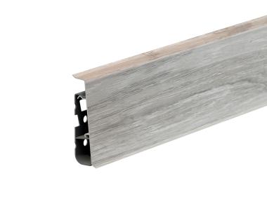 Zdjęcie: Listwa przypodłogowa PVC Hi Line Prestige 2,2x7,5 cm 2,50 m Islandia Mat CEZAR