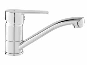 Bateria umywalkowa stojąca Ritto, obrotowa wylewka, chrom FERRO