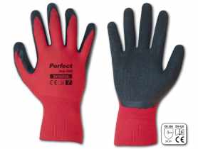Rękawice ochronne Perfect Grip Red lateks, rozmiar 10 BRADAS