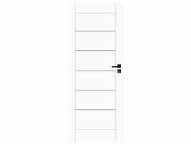 Drzwi wewnętrzne Chicago białe 80 cm prawe pełne WINDOOR