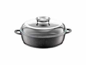 Patelnia Lusso 28 cm - 4,2 L z pokrywką AMBITION