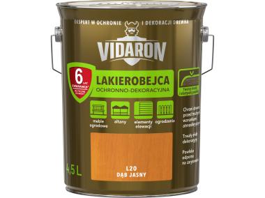 Zdjęcie: Lakierobejca dąb jasny L20 4,5L N VIDARON