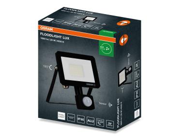 Zdjęcie: Oprawa oświetleniowa LED FL Lux sensor 20 W 840 IP65 BK OSRAM