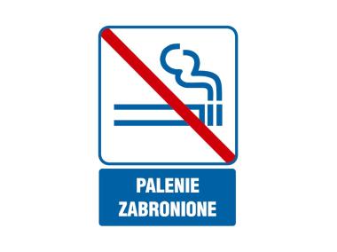 Zdjęcie: Oznaczenie "Palenie zabronione" 14,8x21 cm folia METRO