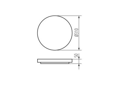 Zdjęcie: Plafoniera LED KB Plafon 01 17 W KINGBERRY