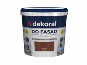 Farba fasadowa wiśniowa 1 L Polinit DEKORAL