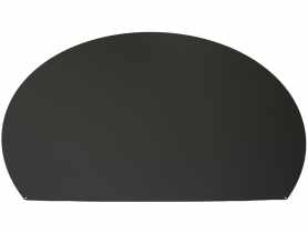 Blacha pod piec 100x120 cm okrągła czarna PARKANEX