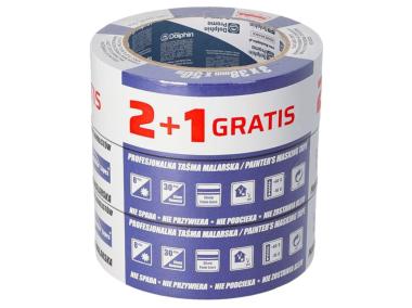 Zdjęcie: Taśmy malarskie 38mm x 50m 2+1 GRATIS BLUE DOLPHIN