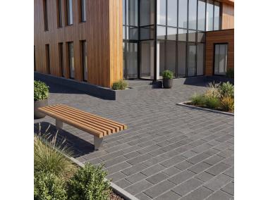 Zdjęcie: Kostka ażurowa Triada Retencja+ grafitowy POLBRUK