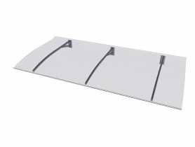 Zadaszenie Swing PT Secco 200x90x22 cm antracyt GUTTA