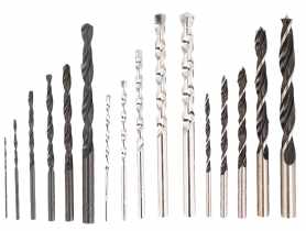 Zestaw wierteł metal cegła drewno 16 elementów RAWLPLUG