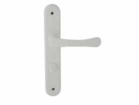 Klamka SP Biszkopt biała WC DOMINO