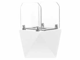 Biokominek wolnostojący Uniflam Vivi biały BIO2-VIVI-B PARKANEX