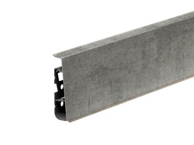 Zdjęcie: Listwa przypodłogowa PVC Hi Line Prestige 2,2x7,5 cm 2,50 m Stone 1 Mat CEZAR