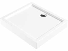 Brodzik akrylowy prostokątny 80x90 cm Jasmin biały DEANTE