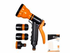 Pistolet do zraszania 7-funkcyjny zestaw Black Line BRADAS
