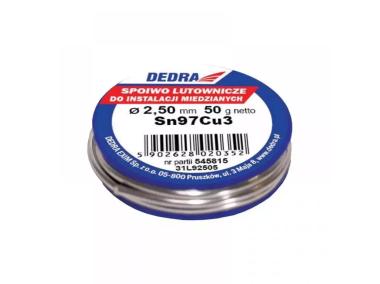 Zdjęcie: Spoiwo lutownicze 2,5 mm 50 g DEDRA