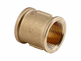 FERRO mufa mosiężna 6/4" żółta