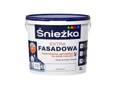 Zdjęcie: Farba Extra Fasadowa Śnieżnobiały 5L N ŚNIEŻKA