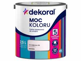 Farba lateksowa Moc Koloru bajkowy róż 2,5 L DEKORAL