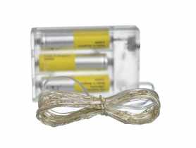 Girlanda 40 LED mini baterie 3xAA JUMI