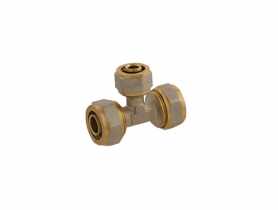 Trójnik redukcyjny PEX 25 x 16 x 25 mm system skręcany IDMAR