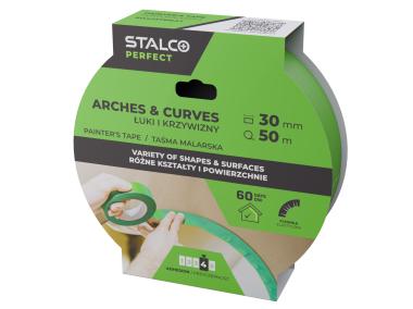 Zdjęcie: Taśma malarska do łuków i krzywizn 30 mm x 50 m PERFECT