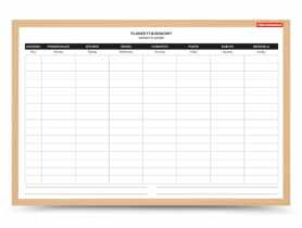 Tablica planer Memobe tygodniowy 60x40 cm DMS