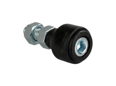 Zdjęcie: Rolka bramowa prowadzącą nylonowa 33 mm czarna METRO