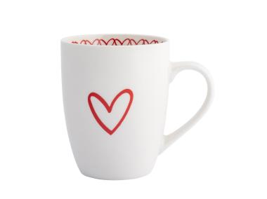 Zdjęcie: Kubek baryłka 340 ml dekoracja heart 1 ALTOM DESIGN