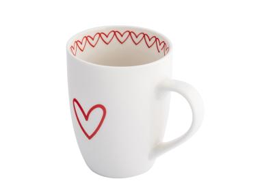 Zdjęcie: Kubek baryłka 340 ml dekoracja heart 1 ALTOM DESIGN