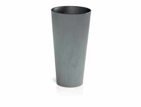 Doniczka Tubus Slim beton 30 cm PROSPERPLAST