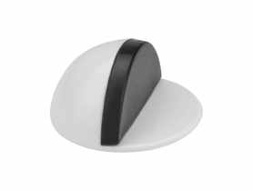 Odbojnik drzwiowy kulisty DB-001-S biały mat, samoprzylepny METRO