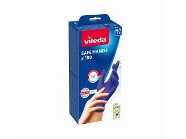 Zdjęcie: Rękawice nitrylowe Vileda Safe Hands M/L 100 sztuk VILEDA