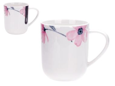 Zdjęcie: Kubek Pink petal 360 ml z porcelany New Bone 91436 RAVI