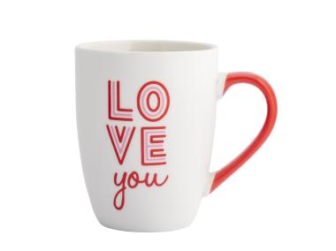 Zdjęcie: Kubek baryłka 340 ml dekoracja love you ALTOM DESIGN