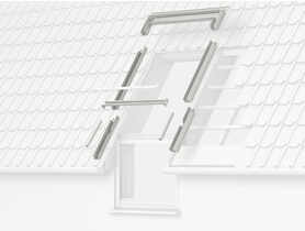 Kołnierz do okien kolankowych EFW 0012 profilowany, 94x140 cm VELUX