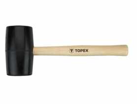 Młotek gumowy 63 mm/680 g, trzonek drewniany TOPEX