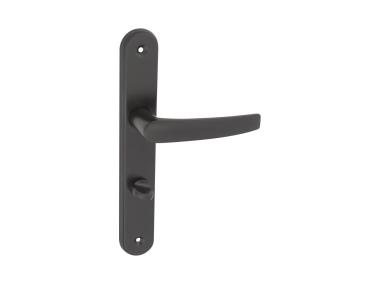 Zdjęcie: Klamka lak 72 WC czarna METRO