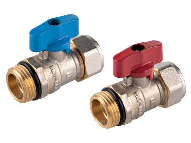 Zdjęcie: Zawór kulowy do rur wielowarstwowych 16x2mm, wkrętny F-Comfort FERRO