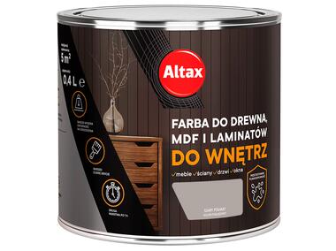Zdjęcie: Farba do drewna,MDF i laminatów do wnętrz 0,4 L szary ALTAX