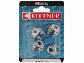 Zacisk do lin 5 mm blister 4 szt. KOELNER