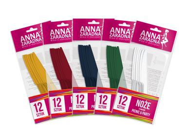 Zdjęcie: Noże 12 szt. ANNA ZARADNA