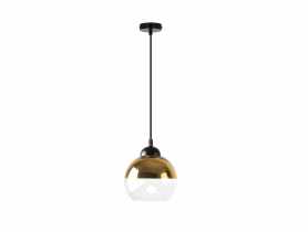 Lampa wisząca Contessa 1X40 W E27 czarny-złoty CANDELLUX