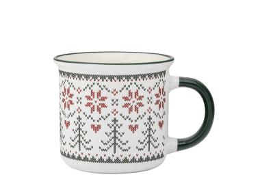 Zdjęcie: Kubek prosty 400 ml dekoracja scandi winter B ALTOM DESIGN