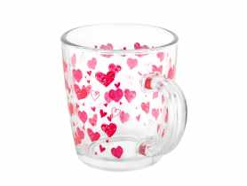 Kubek Toronto 350 ml dekoracja rysowane serca ALTOM DESIGN