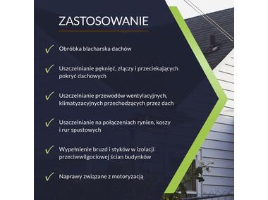 Zdjęcie: Uszczelniacz dekarski bitumiczny czarny 310 ml TYTAN PROFESSIONAL