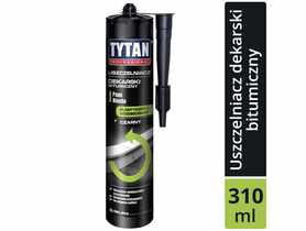 Uszczelniacz dekarski bitumiczny czarny 310 ml TYTAN PROFESSIONAL