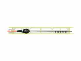 Spławik zestaw 001-2.0 g, żyłka: 0.14/0.12 mm, hak: 12 MIKADO